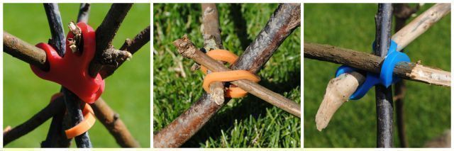 DIY; Building a tent out of branches with Sticklets